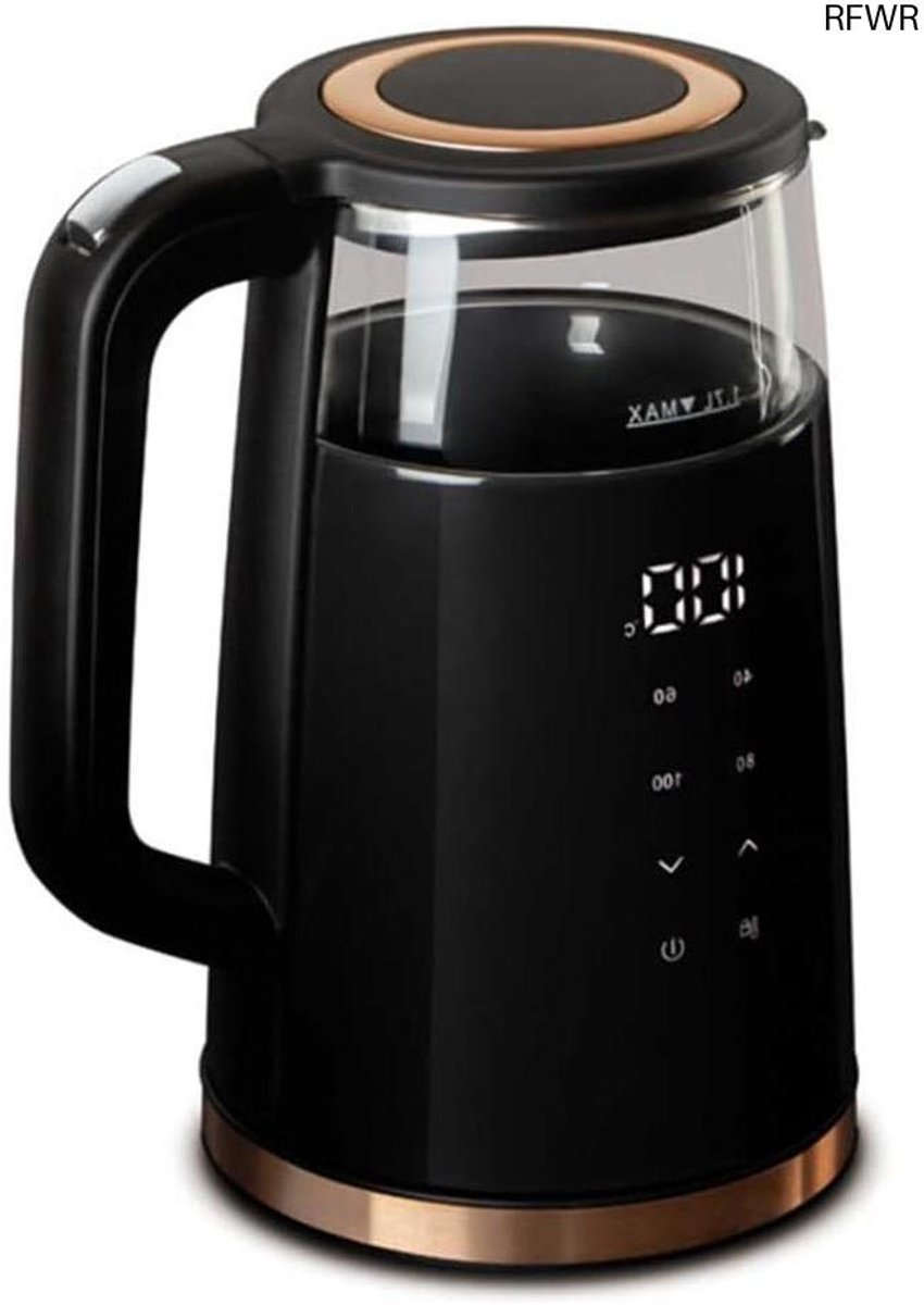 RFWR® Waterkoker met temperatuurregeling digitaal 1,7 l