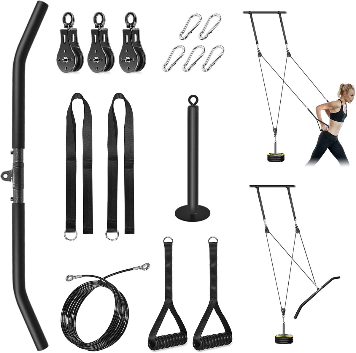 MKSS® Fitness Kabelsysteem - Home Gym - Fitness