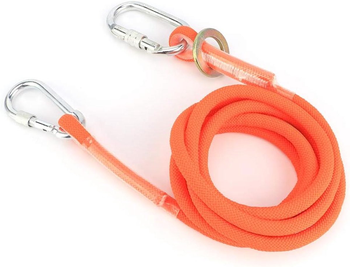 Allecto Plus - Licht outdoor klimtouw 13mm | Slijtvast | Hoge belastbaarheid tot 1800 kg | Veiligheidsgordel voor klimmen en bouw dak