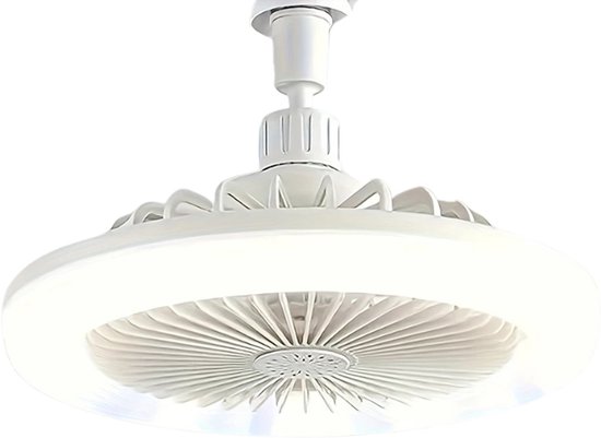 Plafondventilator met verlichting 25cm – stil, energiezuinig, modern design voor woon- en slaapkamer