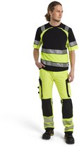 Pantalon de travail Blaklader High Vis avec 4-way stretch sans poches à clous 1197-1642 - High Vis Yellow/ Zwart - D92