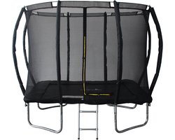 Buitenkado Trampoline Rechthoek met veiligheidsnet - 152x213cm