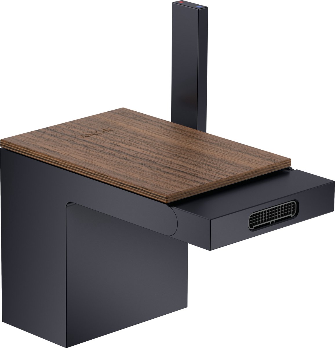 Axor MyEdition - Afdekplaat 120 mm, amerikaanse zwarte walnoot 47908000