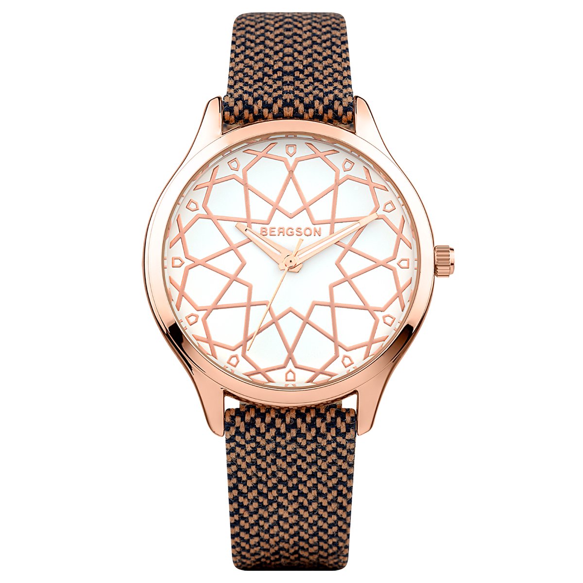 Bergson - Dames Horloge Ocean BGW8621RL34 - Rosekleurig