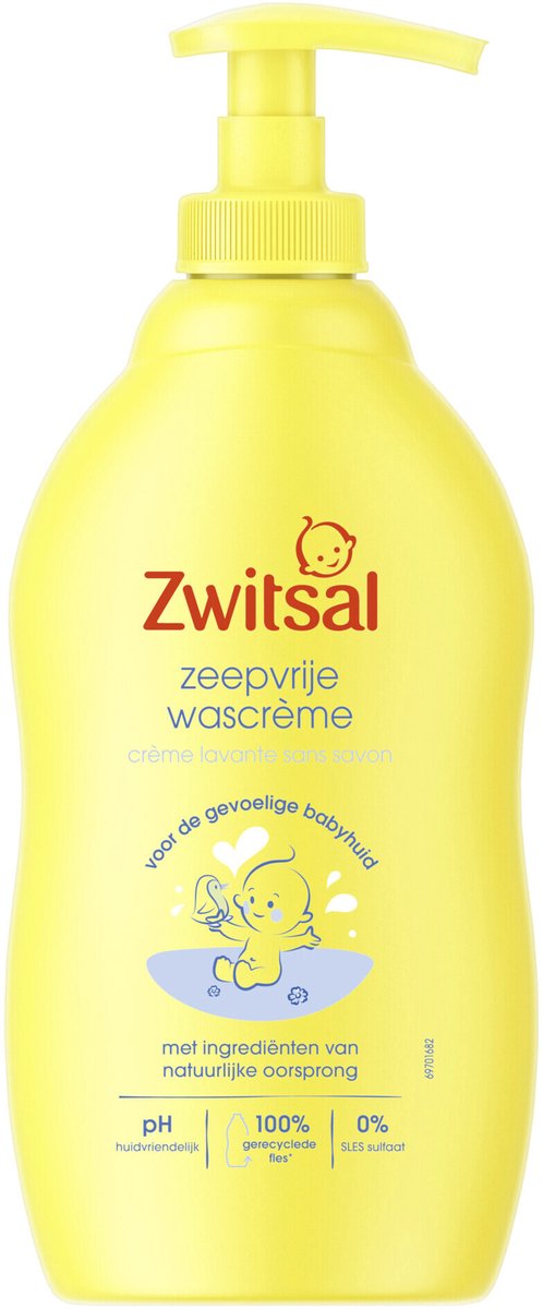 Goedkoopste Zwitsal - Zeepvrije Wascreme - 400 ML