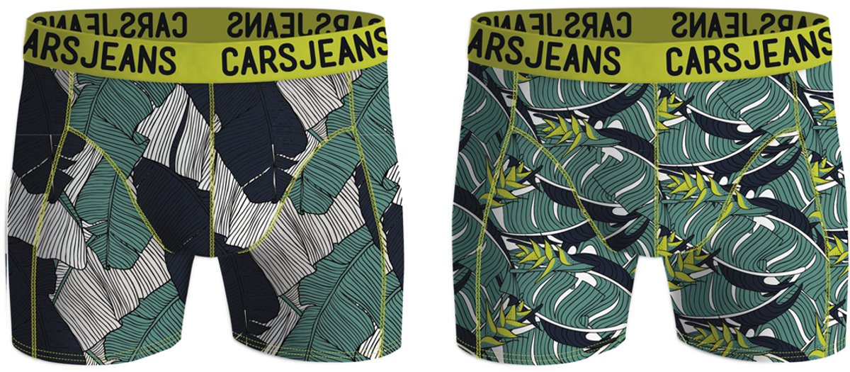 Cars Jongens boxershort jongen blauw groen zwart wit - Maat 116