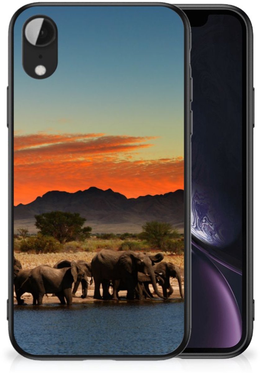 Apple iPhone XR Dierenprint Telefoonhoesje Olifanten