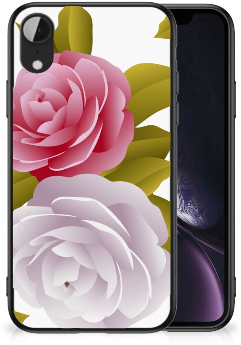 Apple iPhone XR Bloemen Hoesje Roses