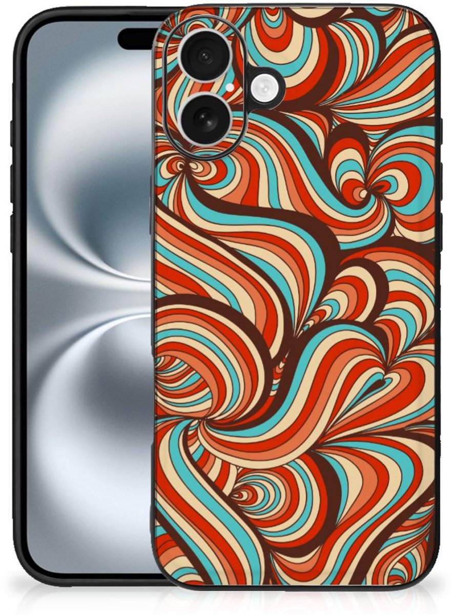 iPhone 16 Plus Leuk Telefoonhoesje Retro