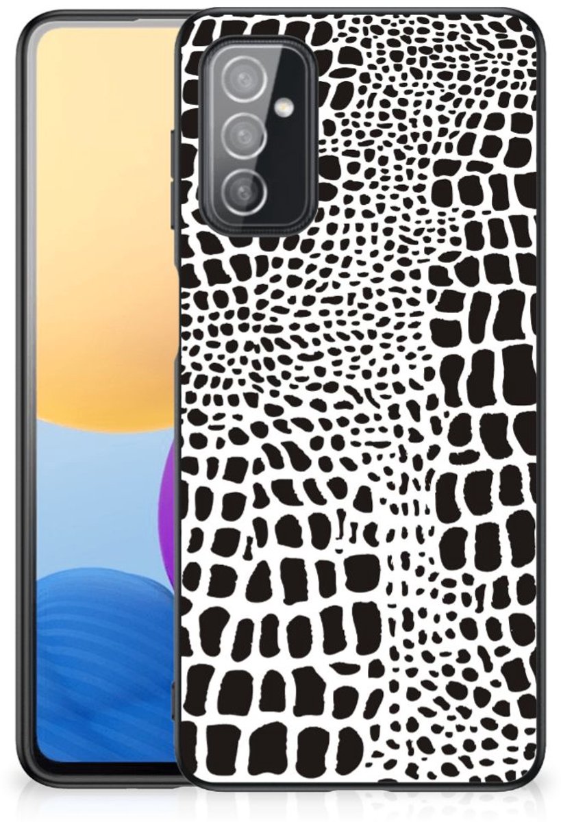 Samsung Galaxy M52 Dierenprint Telefoonhoesje Slangenprint