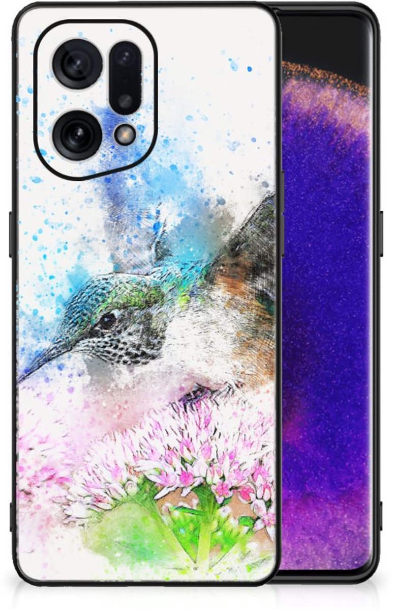 Kleurrijke Telefoonhoesje OPPO Find X5 Vogel