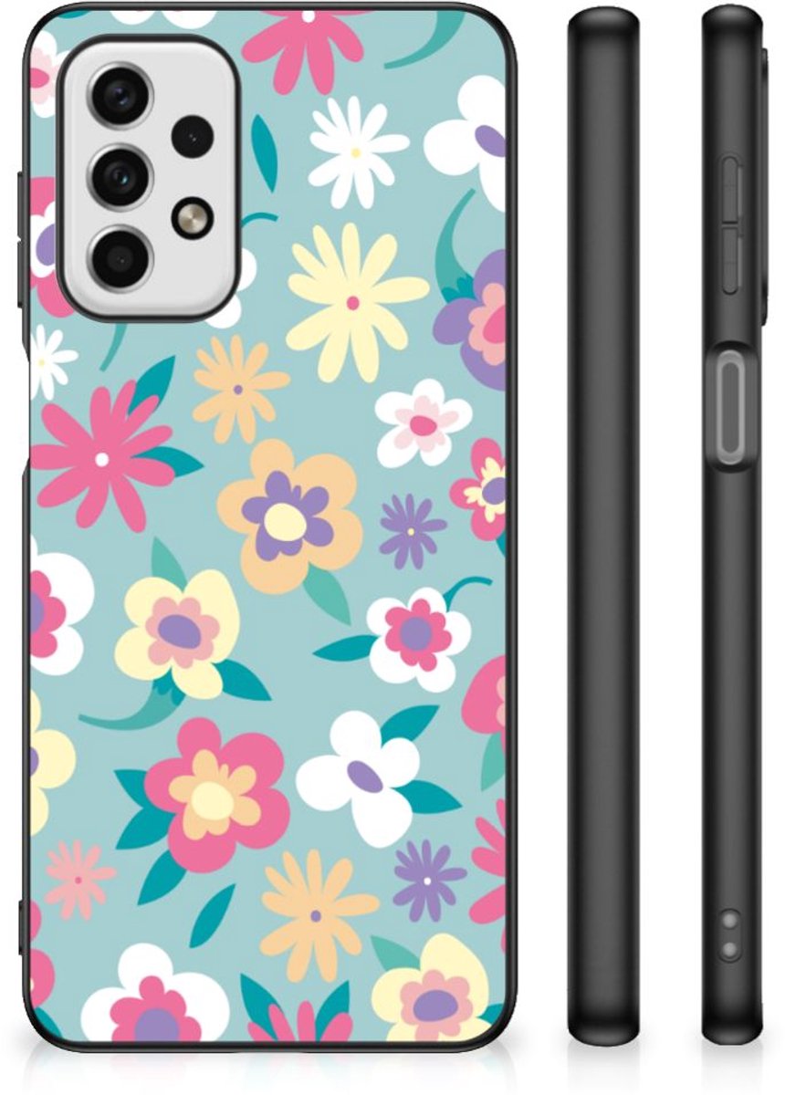 Back Cover voor Samsung Galaxy A23 Bloemen Hoesje Flower Power