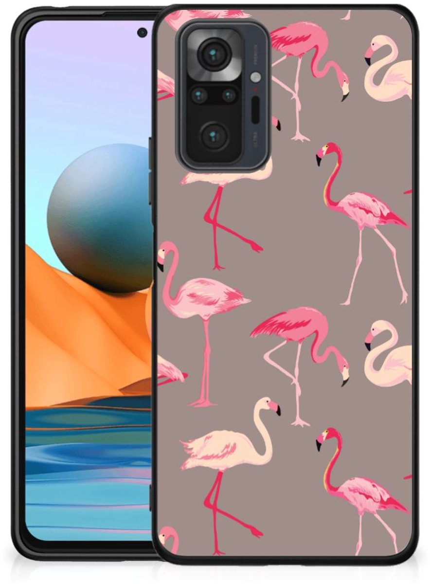 Xiaomi Redmi Note 10 Pro Dierenprint Telefoonhoesje Flamingo