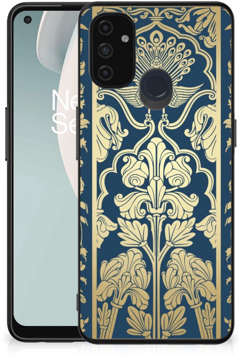 OnePlus Nord N100 Bloemen Hoesje Beige Flowers