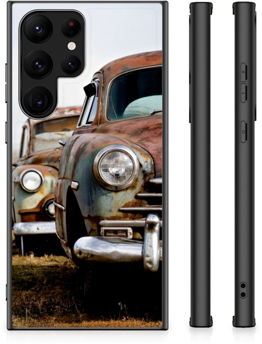 Samsung Galaxy S23 Ultra Silicone Back Case Vintage Auto