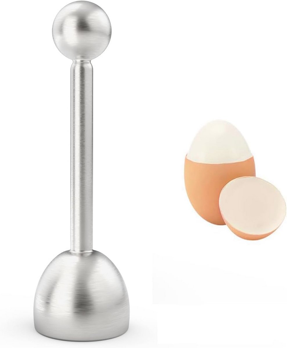 Eierkraker en Topper - Roestvrij Staal Keuken Tool voor Eieren