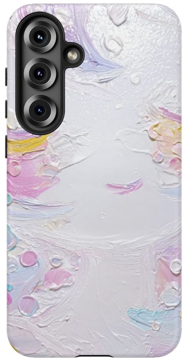 Abstracte Pastelkleuren Textuur – Telefoonhoesje Geschikt voor Samsung Galaxy S25 Plus