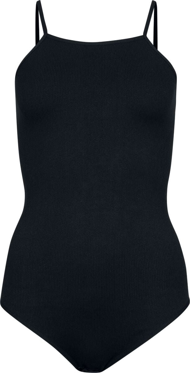 Urban Classics Geribde body Lichaam XS Polyamide Zwart