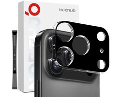 NORTHJO Camera Lens Protector - Geschikt voor iPhone 17 Pro Max Camera Lens Protector - NORTHJO 9H Tempered Glass - Zwart