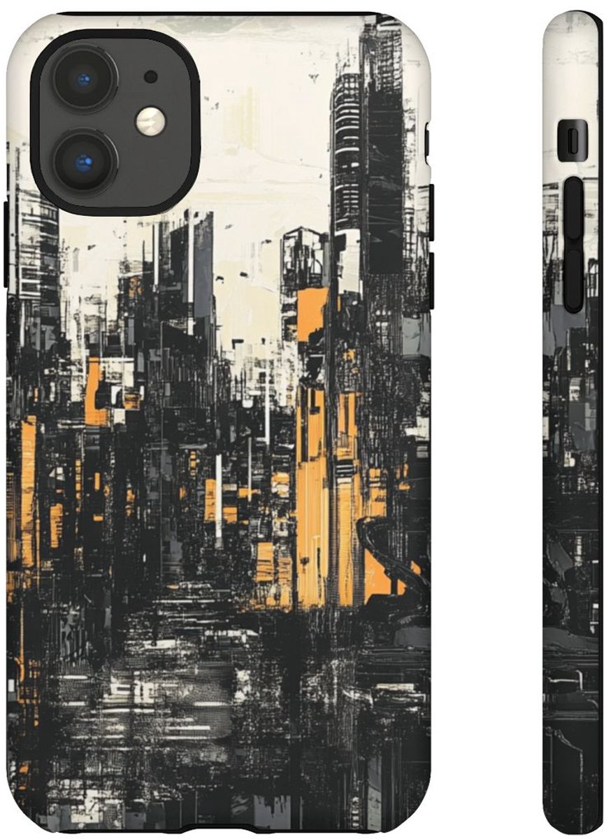 Abstracte Stedelijke Kunst – Telefoonhoesje Geschikt voor iPhone 11