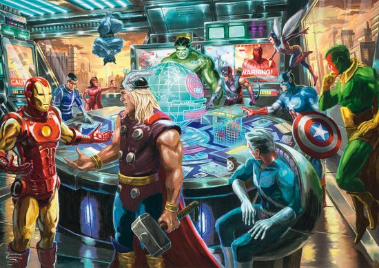 Schmidt legpuzzel Marvel Avengers - 1000 stukjes - superhelden puzzel.
