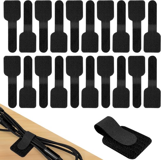 10 stuks kabelbinder klittenband (13x150mm 10 stuks kabelbinder klittenband (13x150mm
