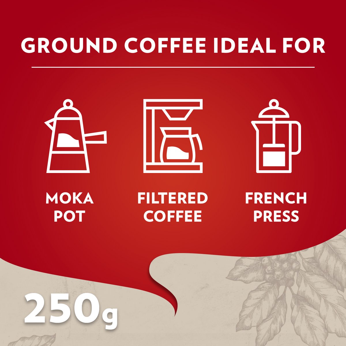 Lavazza Qualità Rossa Filterkoffie - Gemalen Koffie - 6 x 250 gram thumbnail 4