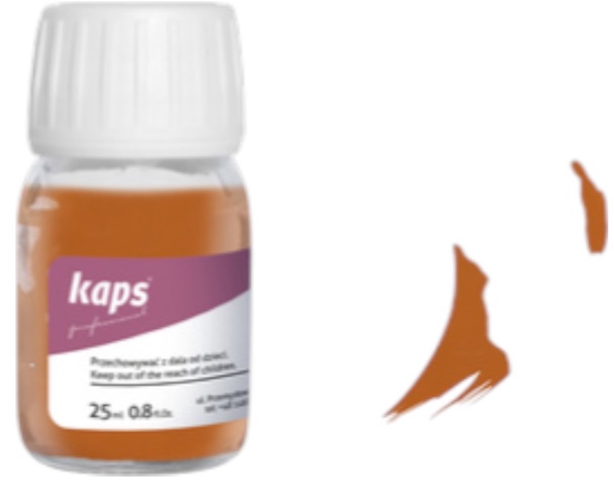 Kaps super color leer & kunstleer verf inc.cleaner - (109) Gazelle Bruin - 25ml