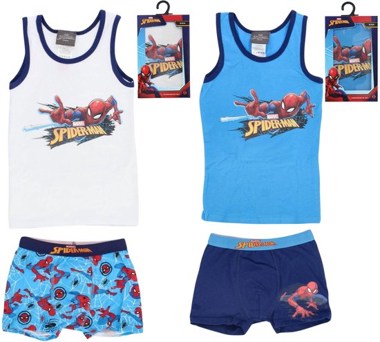 Spiderman Ondergoedset - Maat 98/104