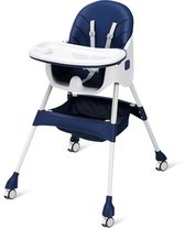 Velox Goods VL-508 Baby Stoel – 4-in-1 Kinderstoel met Verstelbare Rugleuning, Veiligheidsgordel en Opbergruimte – Geschikt van 6 Maanden tot 6 Jaar – Eetstoel, Wieg en Speelplek – Opvouwbaar en Antislip