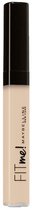 Maybelline New York - Fit Me Concealer - 10 Light - Medium Dekkende Concealer - 6,8 ml
