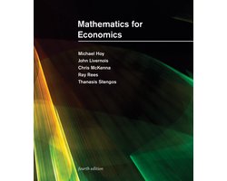 Omslag van Mathematics for Economics, fourth edition