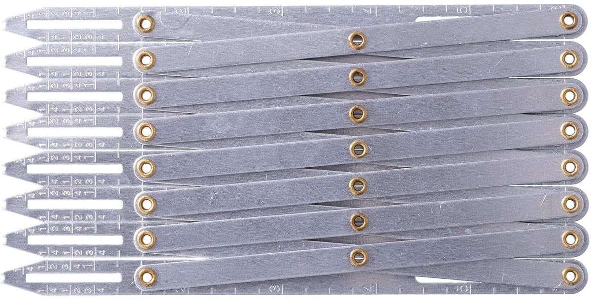 Gelijke Liniaal - Verstelbare Naaimeter - Crafting Accessoire