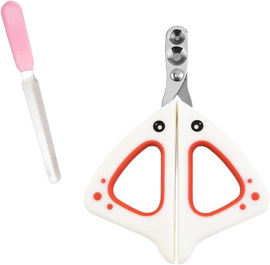 Foto: Allecto plus professionele nagelknipper voor katten van roestvrij staal met vijl voor nagelverzorging van katten en kittens comfortabel en duurzaam