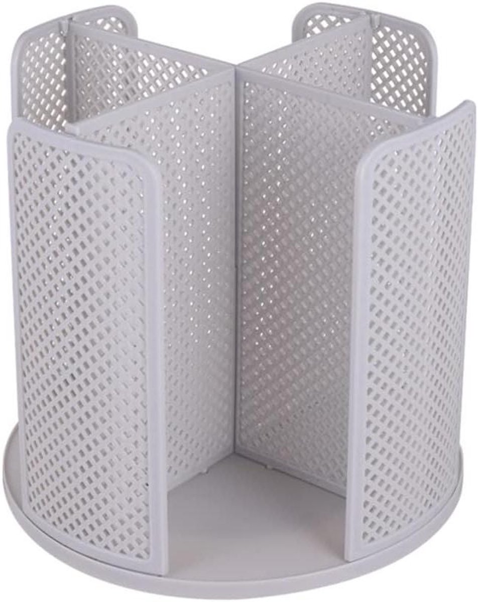 Rotating Kartonnen Bekerhouder Met 4 Vakken Voor Opbergen Papieren Bekers - Koffiebeker Organiser Voor Slaapkamer Toilet Keuken