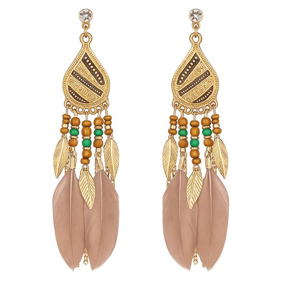 Boho oorringen Celia - 925 zilver