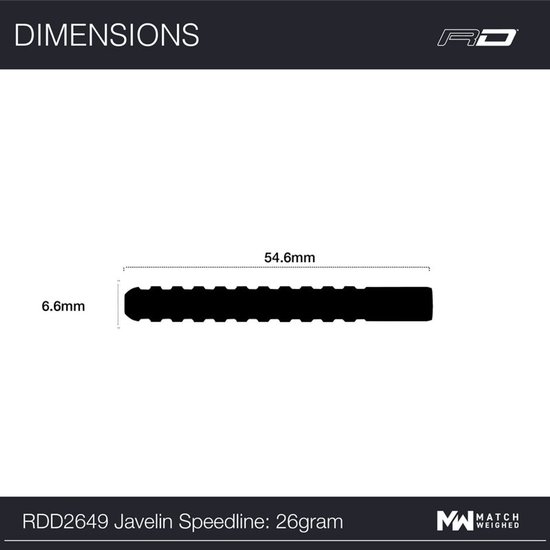 Red Dragon Javelin Speedline 85% - Dartpijlen van Red Dragon — afbeelding 2