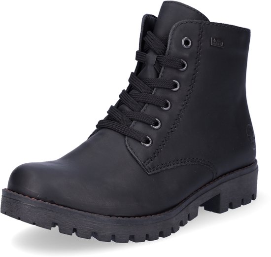 Rieker Y0500 veterlaarzen voor dames, zwart, 36 EU, zwart, 36 EU