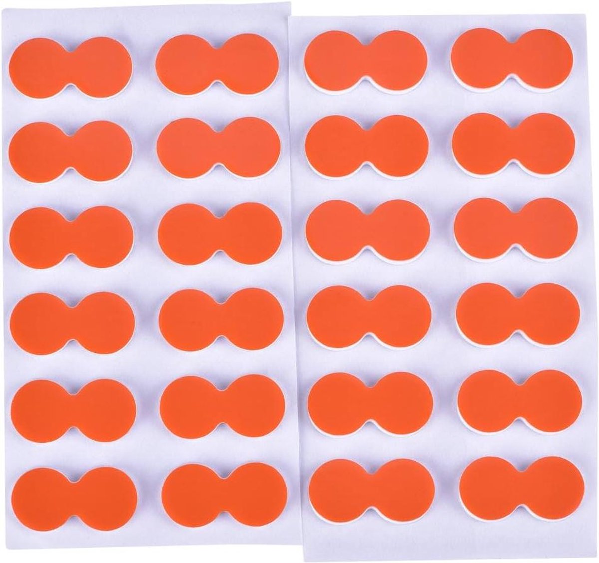 24 stuks Zelfklevende Foam Vlieg Stick Strike Indicators voor Vliegvissen | Oranje Kleur