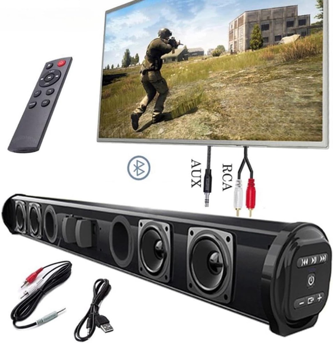 RFWR® Draadloze Soundbar Luidspreker met Surround Geluid - afbeelding 2