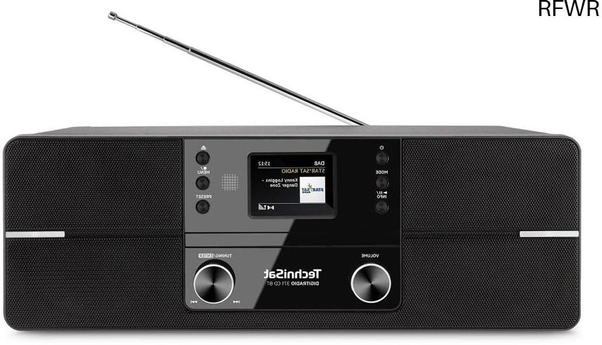 RFWR® Compacte Digitale Radio met CD-speler en Bluetooth - Veelzijdig Stereosysteem voor DAB+ en FM Ontvangst