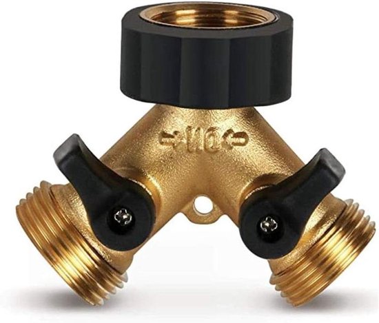 Messing Wisselklep Douche Afsluiter 2-weg Y-Splitter 1/2 Inch Voor Doucheslang En Douchekop Chroom-YUHAO | NL