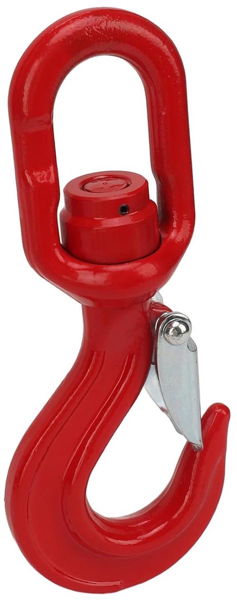 Allecto Plus - Draaibare Haak 315 Ton Roterende Haak Gelegeerd Staal - Hijsoog Sling Tuigage - Heavy Duty voor Vorkheftrucks Hijsen - Hijsen Constructie
