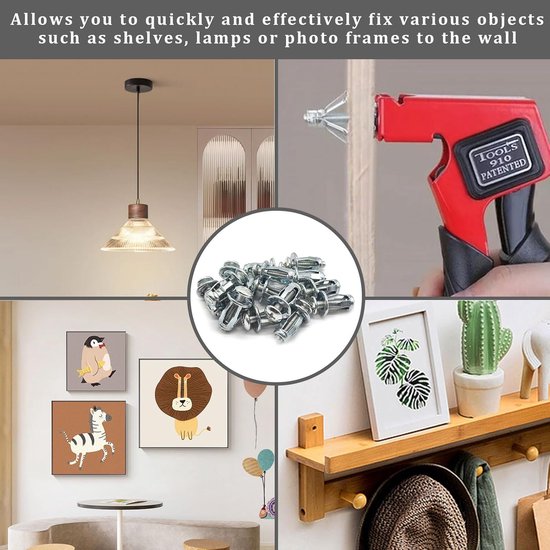 20pcs M6 x 25 Holle Metalen Ankers - Metalen Holle Wandpluggen voor Holle Ruimtes - Jack Nuts Petal Nuts - Expansie Moeren - Dunne Bevestigingen - Holle Wandanker - Assortiment Kit voor Zware Lasten — afbeelding 4