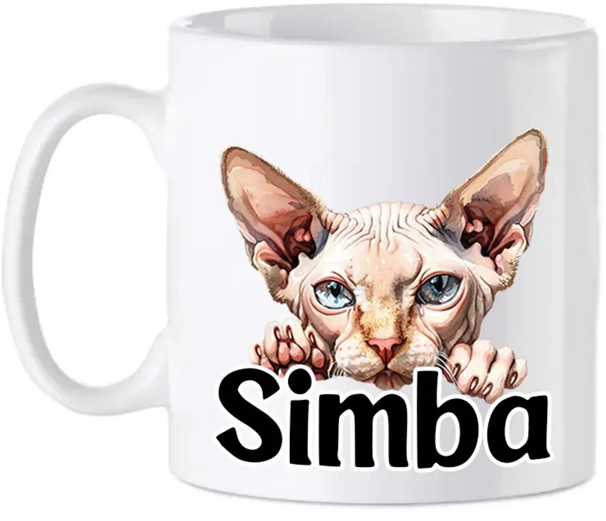 Bambino mok met naam - kattenmok - gespecialiseerd - Cadeautip