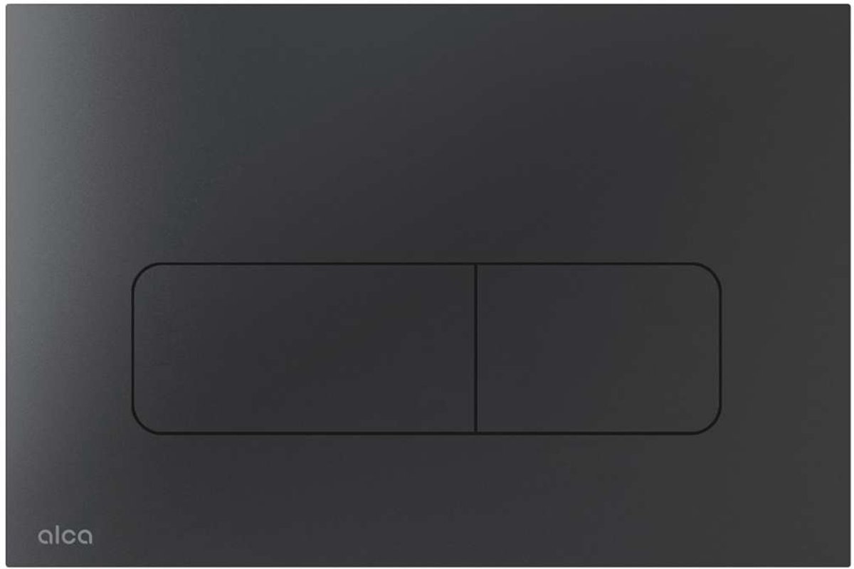 Alcadrain Flat - Bedieningsplaat, mat zwart MOON-BLACK