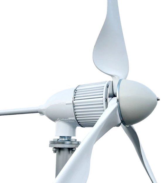 Foto: Windturbine windmolen windgenerator windenergie opwekker stil en effici nt 5 kw vermogen aluminiumlegering 24v lcd hybride controller