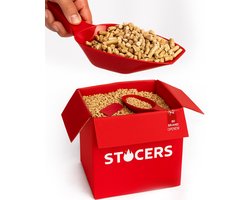 Houtpellets pelletkachel | 20 kilogram | hout pellets voor de pellet kachel in doos | STOCERS
