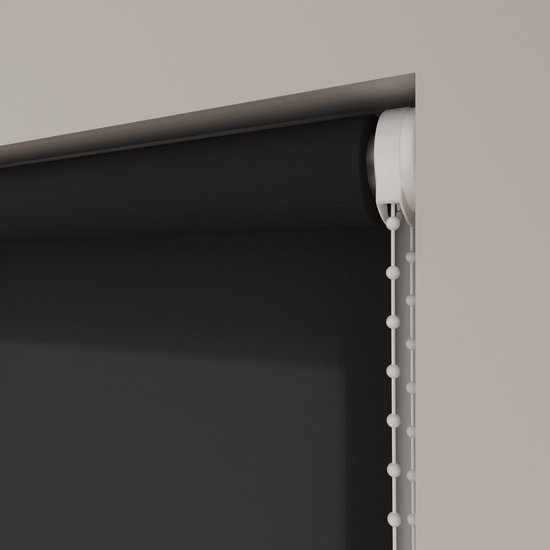 Rolgordijn Easy Lichtdoorlatend - Black - 150 x 190 cm