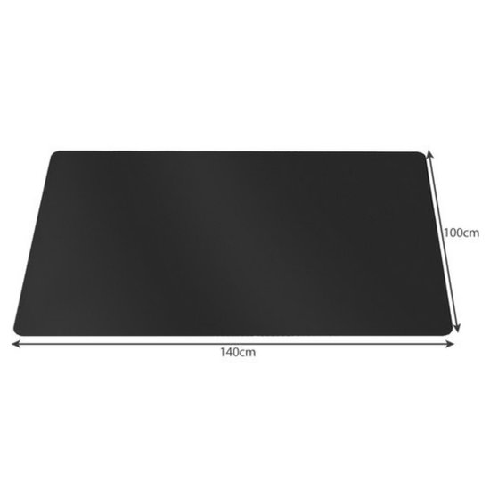 Protège-sol - Tapis de protection pour chaise - 100x140cm - Zwart